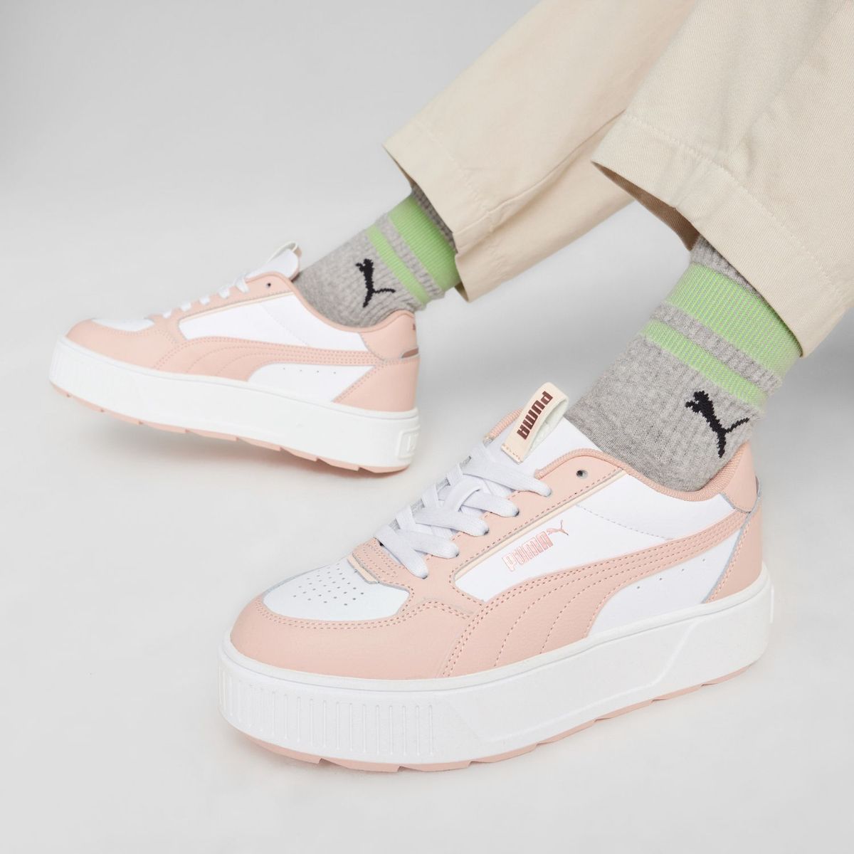 PUMA - Zapatillas Urbanas Mujer Karmen Rebelle Rosado
