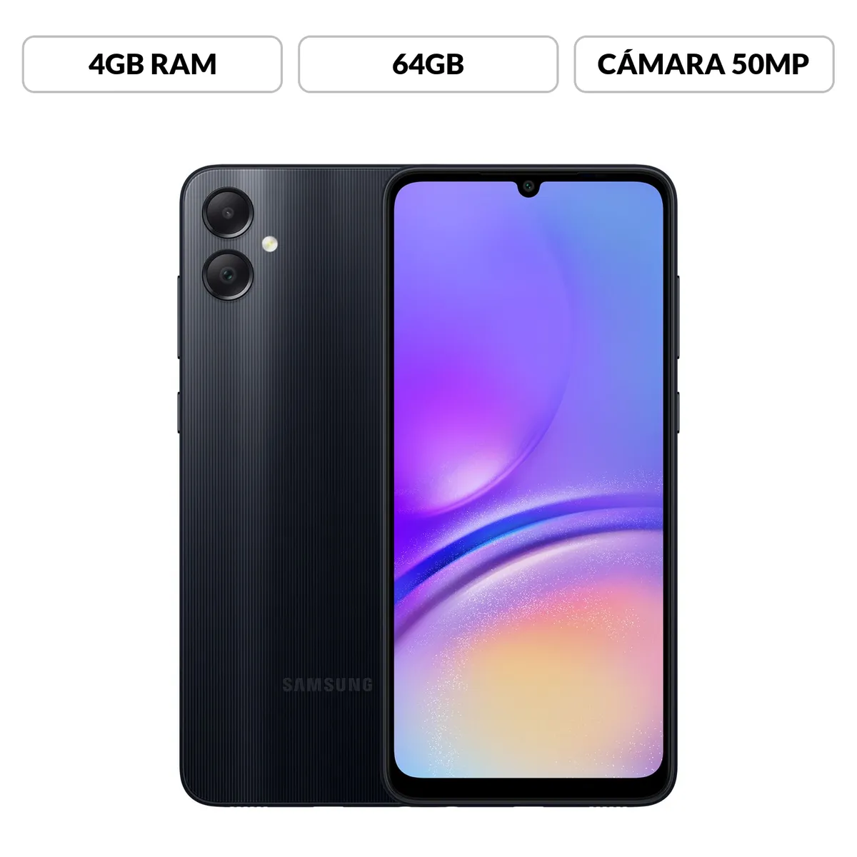 SAMSUNG - Samsung Galaxy A05 64gb Black