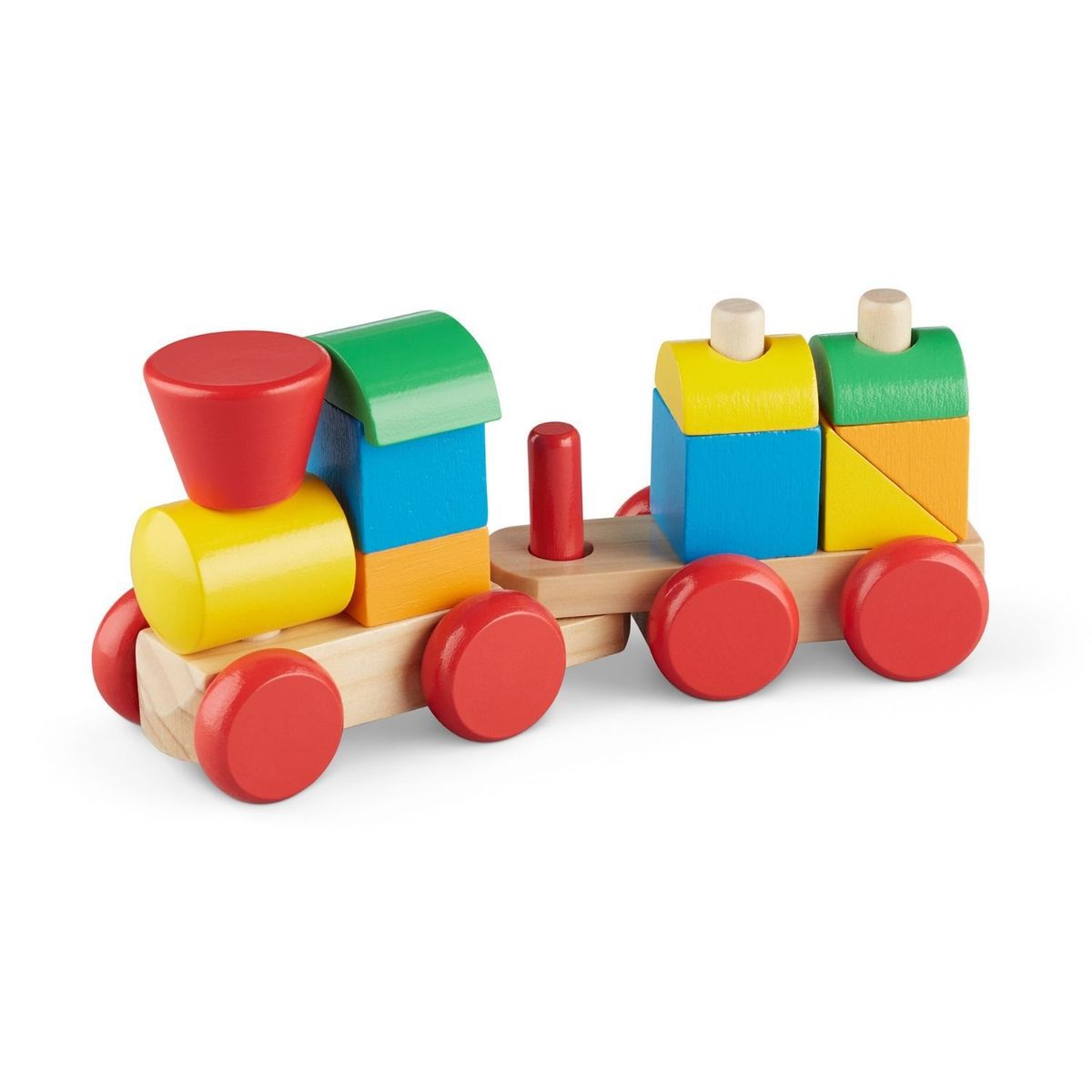 MELISSA & DOUG - Tren Pequeño Apilable De Color