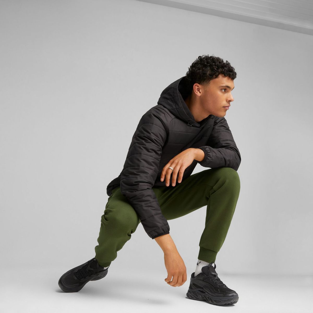 PUMA - Zapatillas Urbanas Hombre Exotek Nitro Base Negro