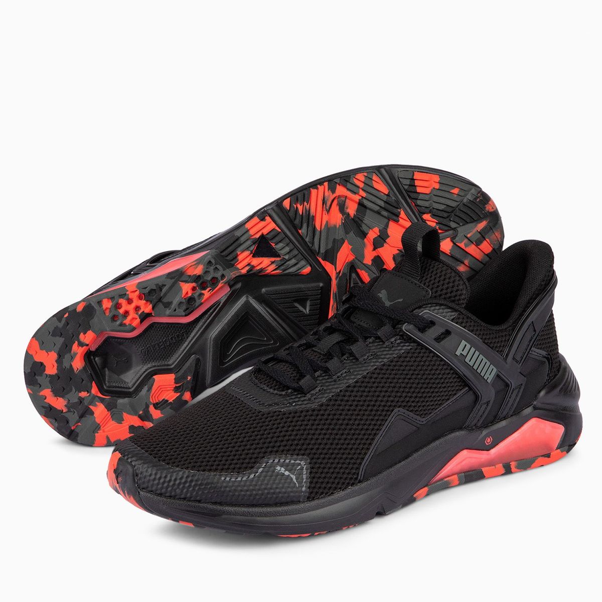 PUMA - Zapatillas Deportivas Hombre Lqdcell Method 2.0 Marbeled Negro