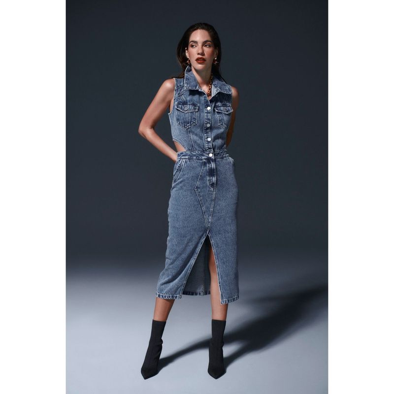  - Vestido Algodón Mujer X Jorge Luis Salinas