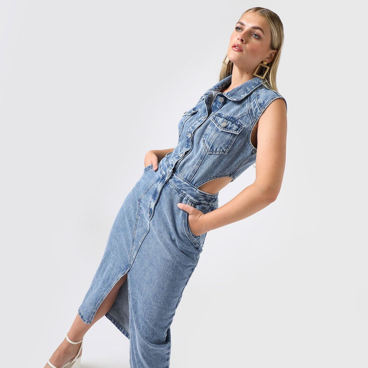  - Vestido Algodón Mujer X Jorge Luis Salinas