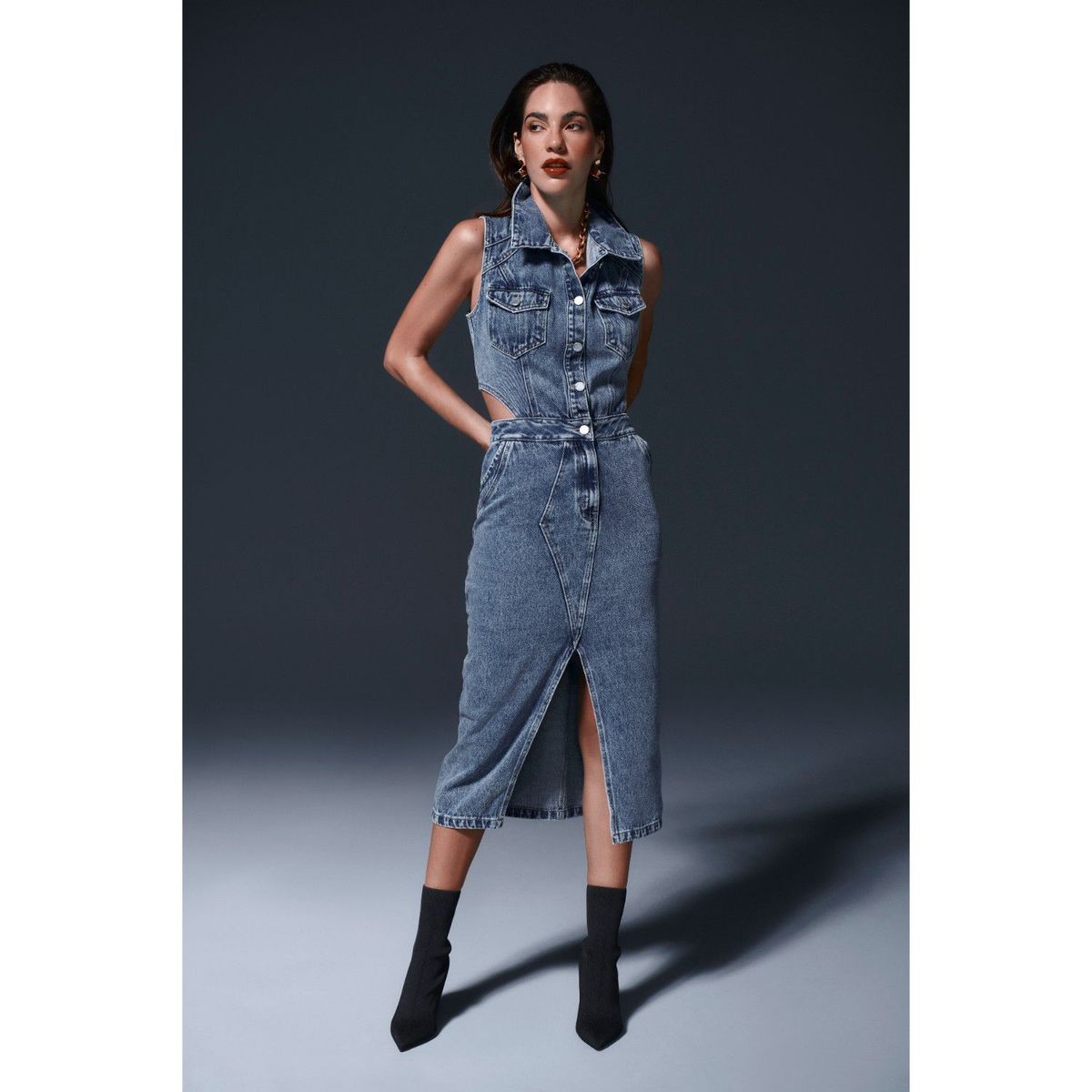  - Vestido Algodón Mujer X Jorge Luis Salinas