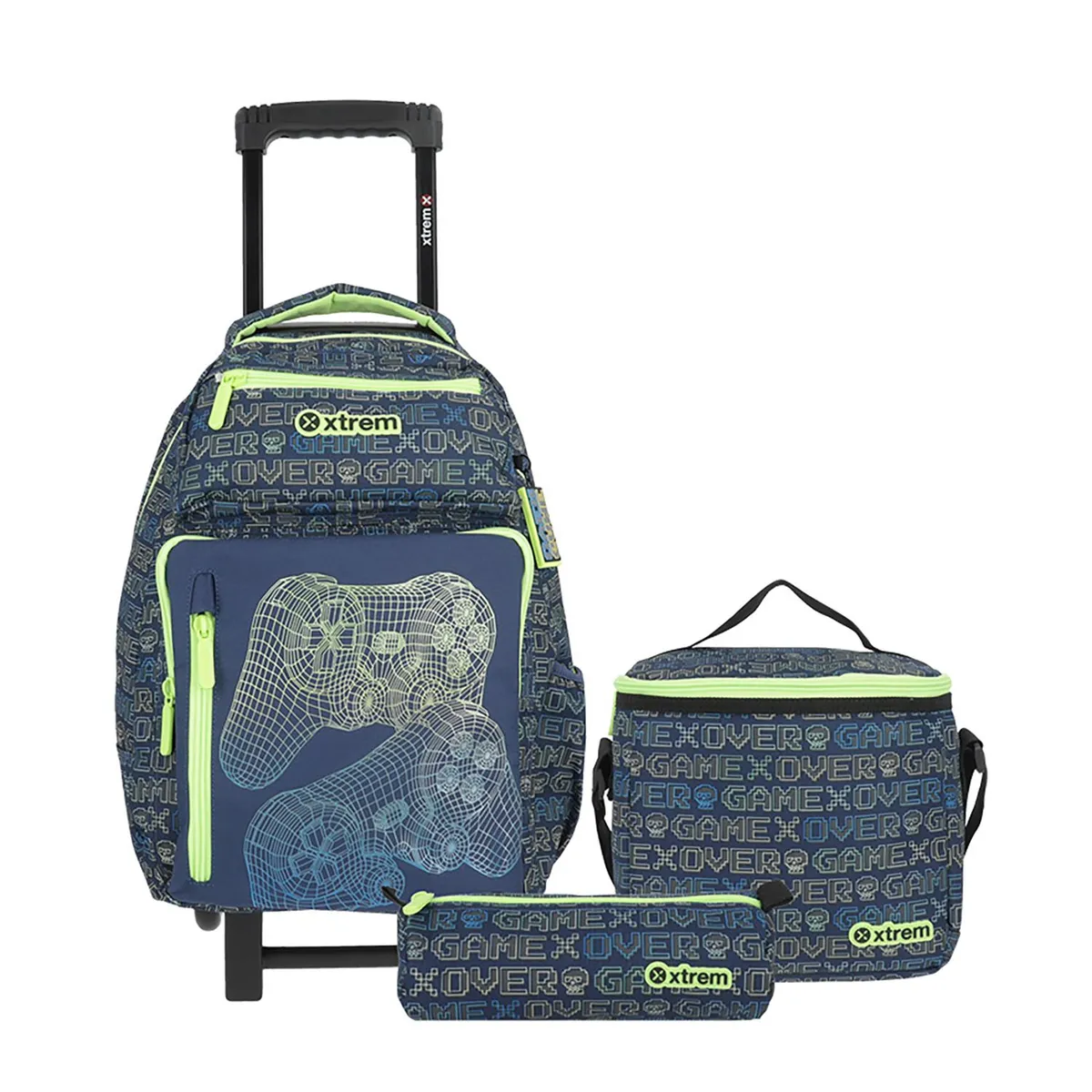 XTREM - Mochila Con Ruedas Para Niños Gamer