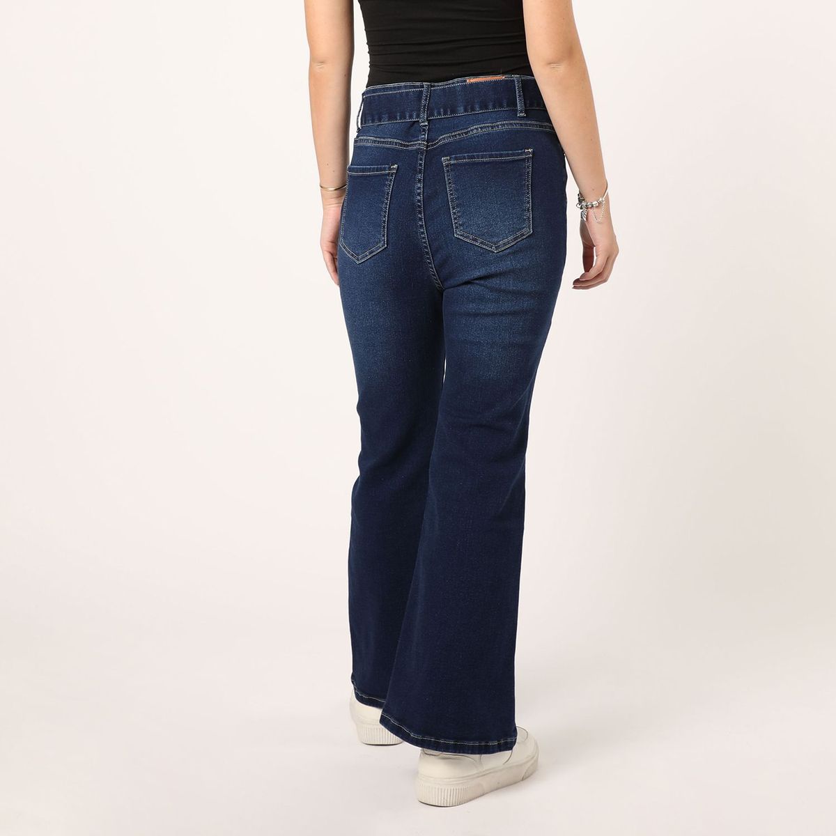 SYBILLA - Jean Flare Tiro Alto Mujer Sybilla