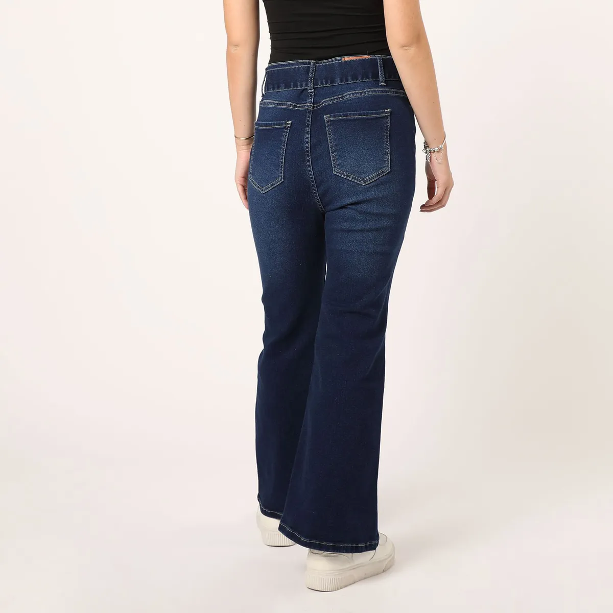 SYBILLA - Jean Flare Tiro Alto Mujer Sybilla