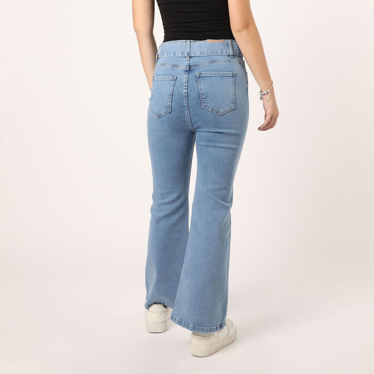SYBILLA - Jean Flare Tiro Alto Mujer Sybilla