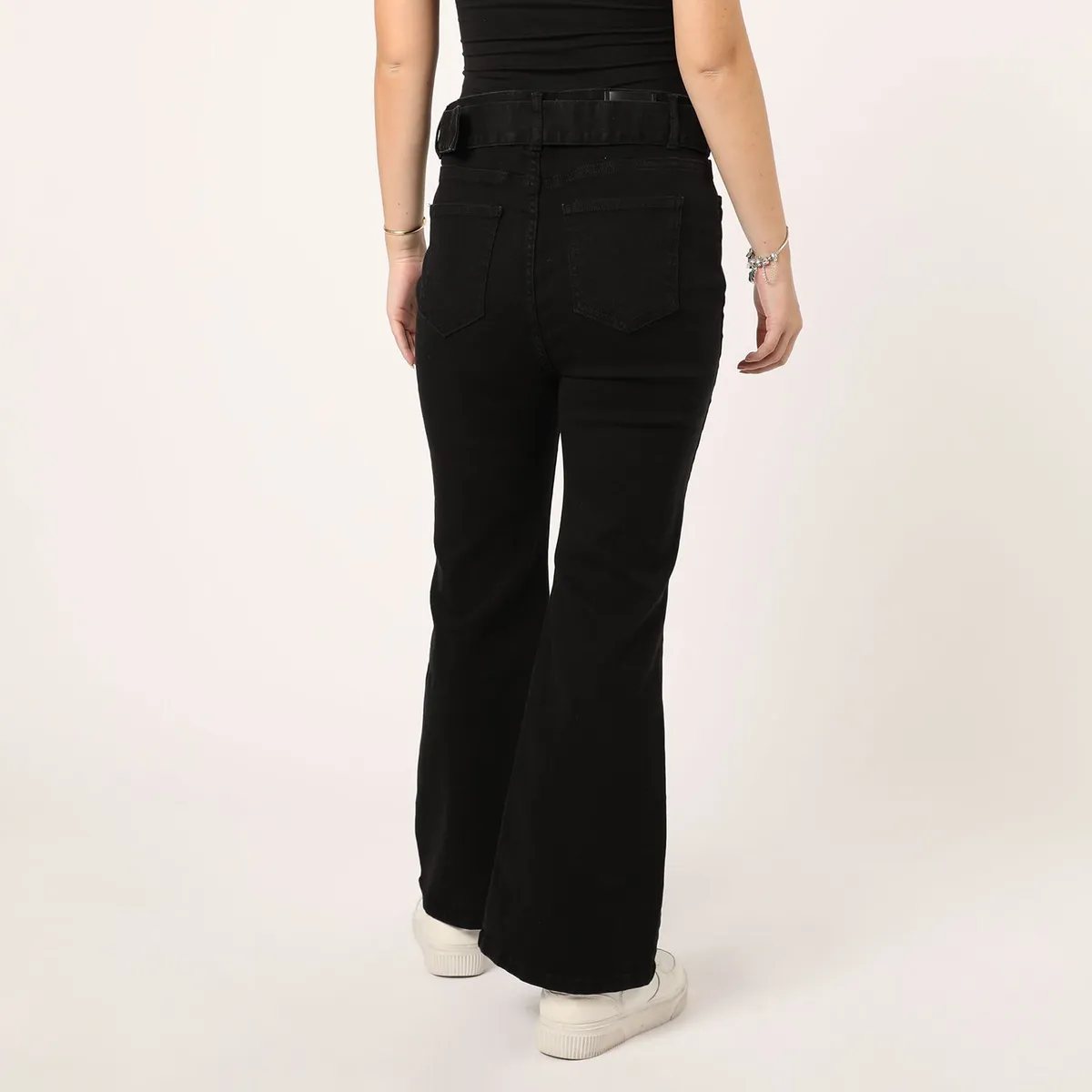 SYBILLA - Jean Flare Tiro Alto Mujer Sybilla