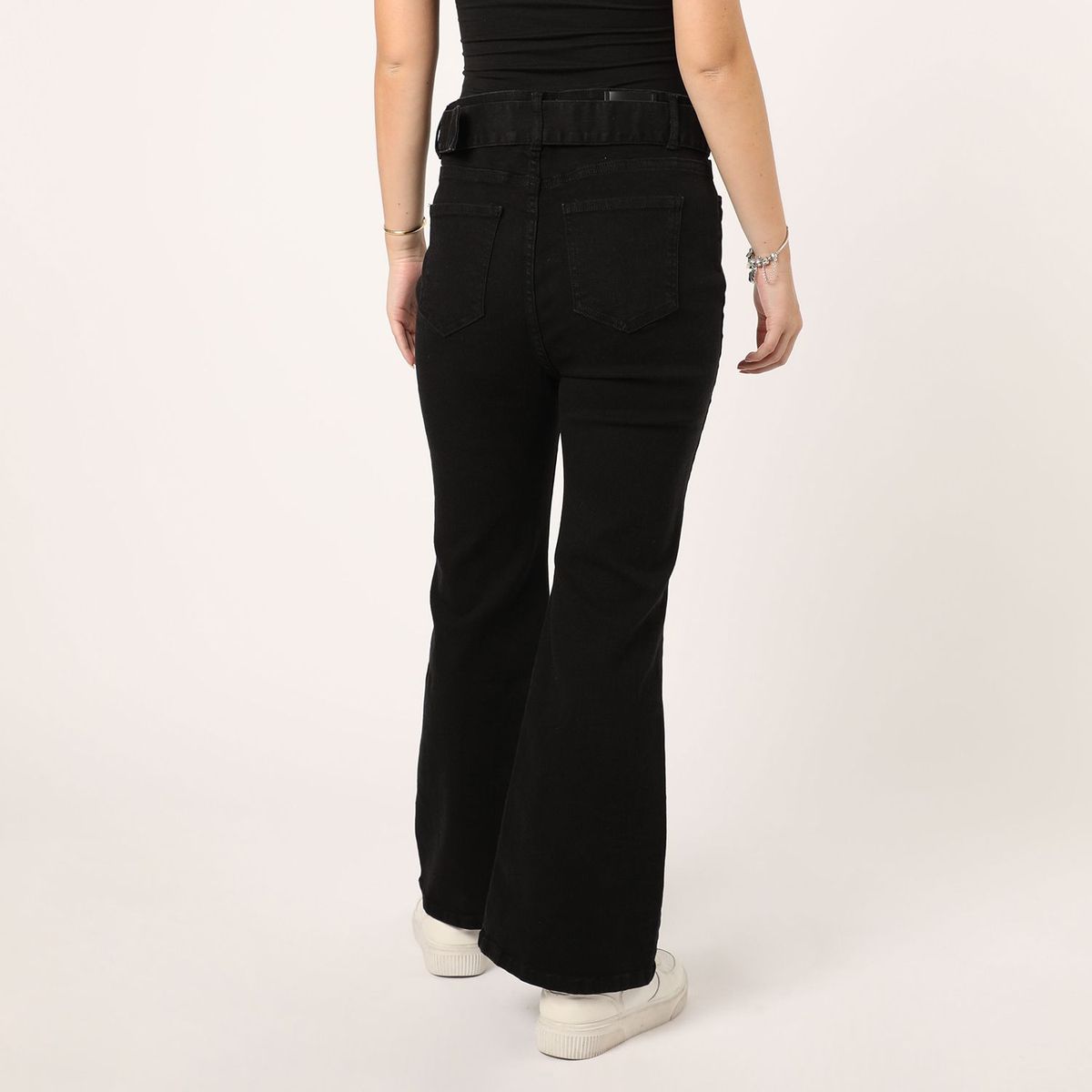 SYBILLA - Jean Flare Tiro Alto Mujer Sybilla