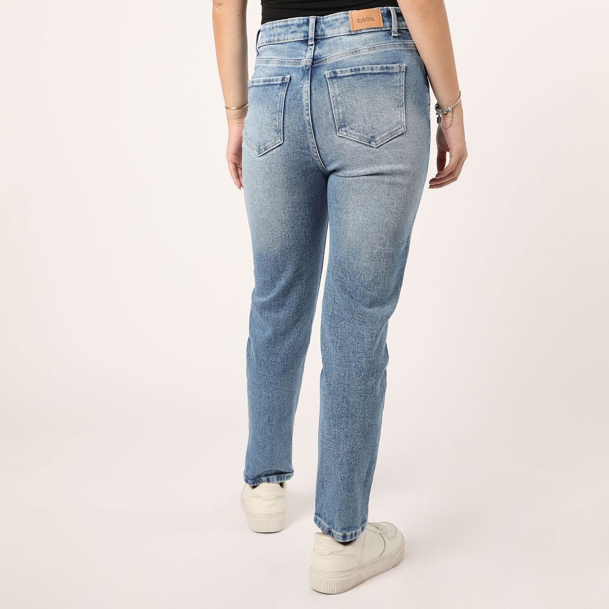 SYBILLA - Jean Slim Tiro Alto Mujer Sybilla