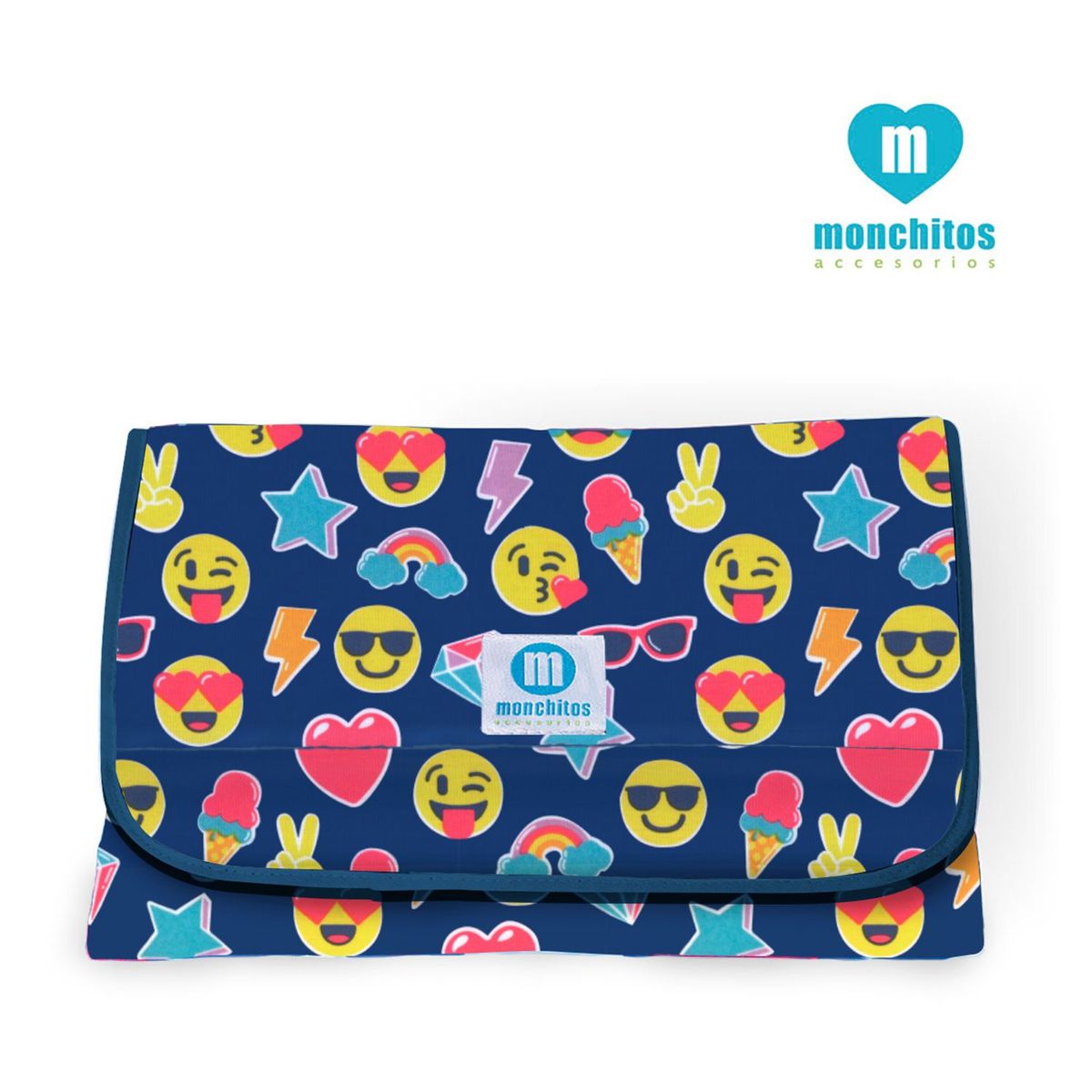 MONCHITOS - Cambiador Bebé Portátil Premium Emojis