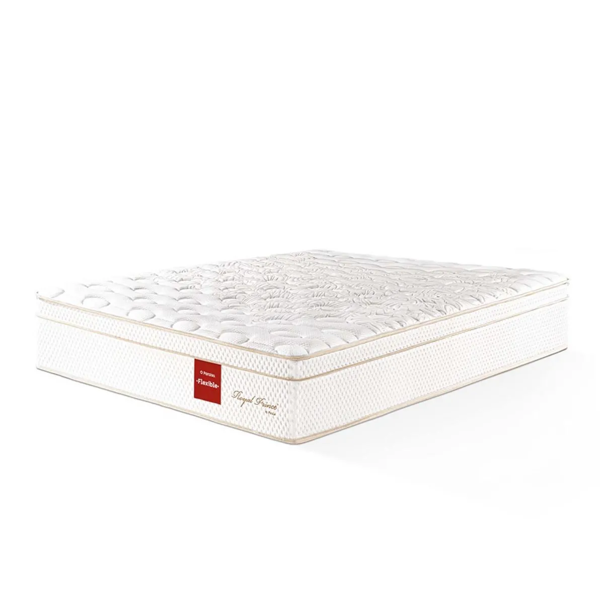 PARAISO - Colchón Royal Prince Flexible 2 Plz + 2 Almohadas Viscoelásticas