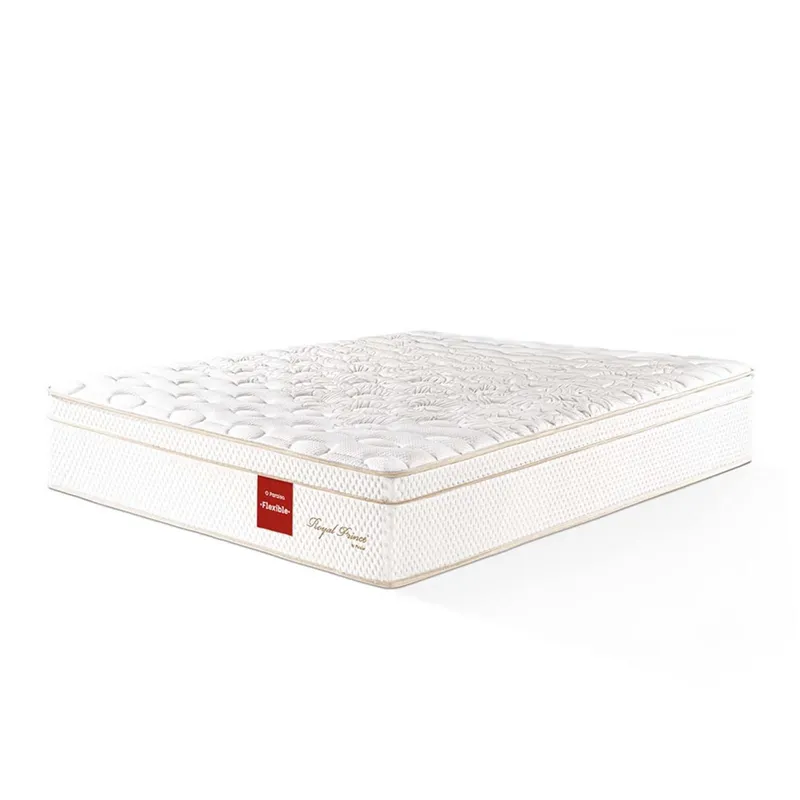 PARAISO - Colchón Royal Prince Flexible King + 2 Almohadas Viscoelásticas + Protector
