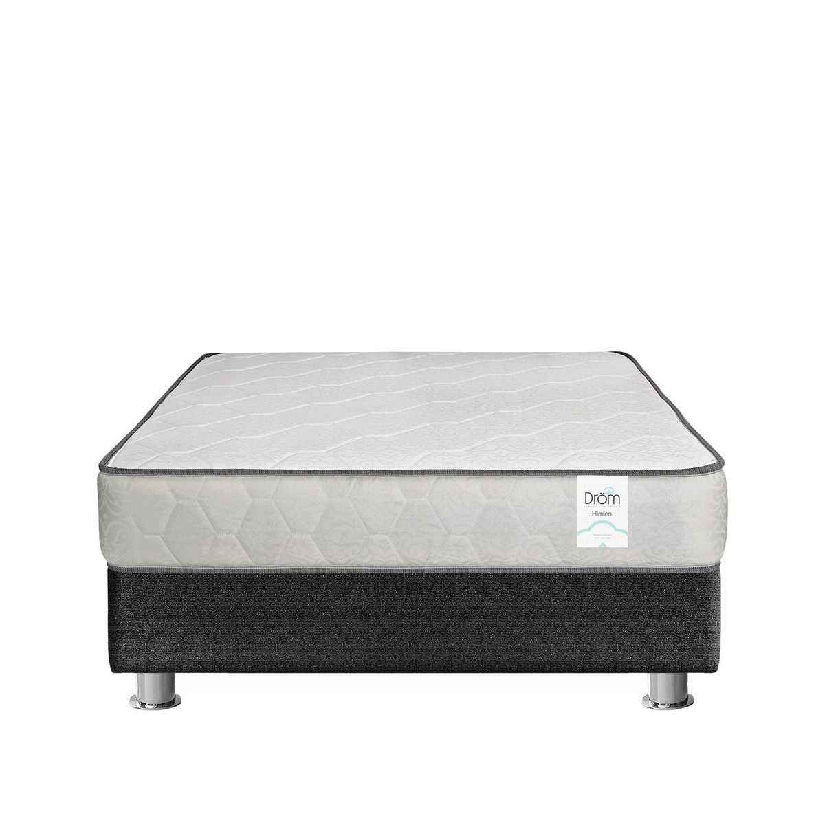 DROM - Cama Box Tarima Himlen 2Plz + 2 Almohadas y Protector