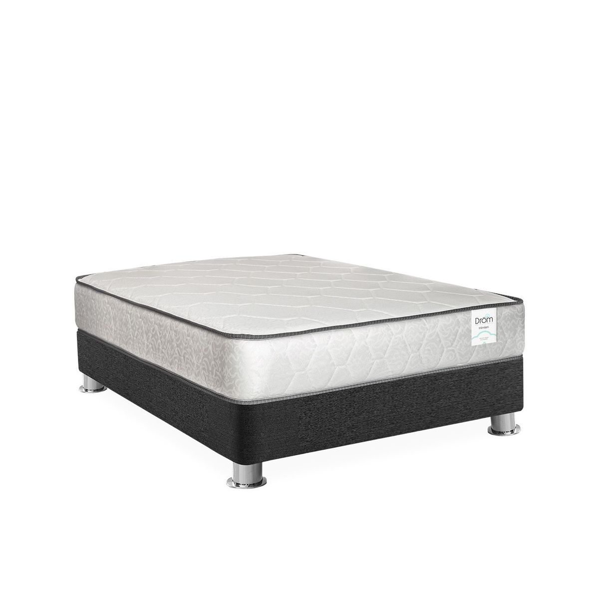DROM - Cama Box Tarima Himlen 2Plz + 2 Almohadas y Protector