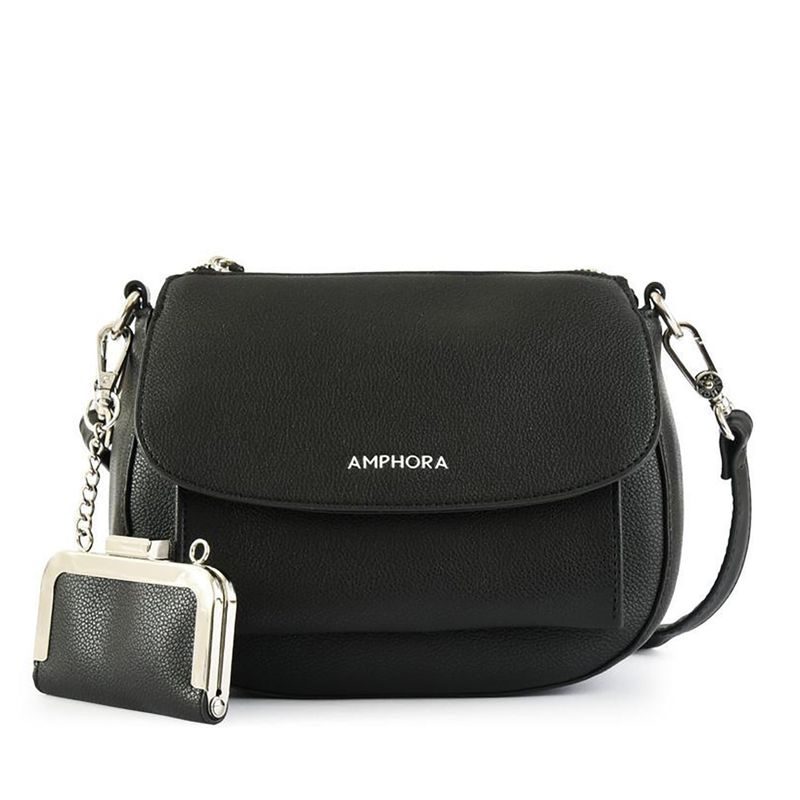 AMPHORA - Crossbody Amphora Molinari Negro
