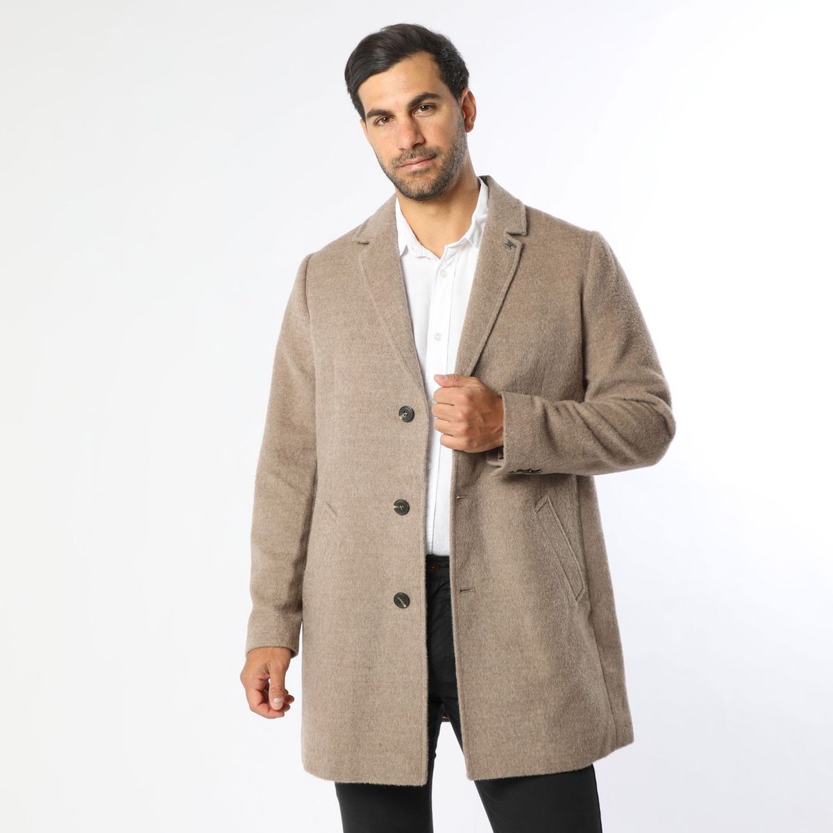 WOLF&HANK - Abrigo Alpaca Hombre Wolf & Hank