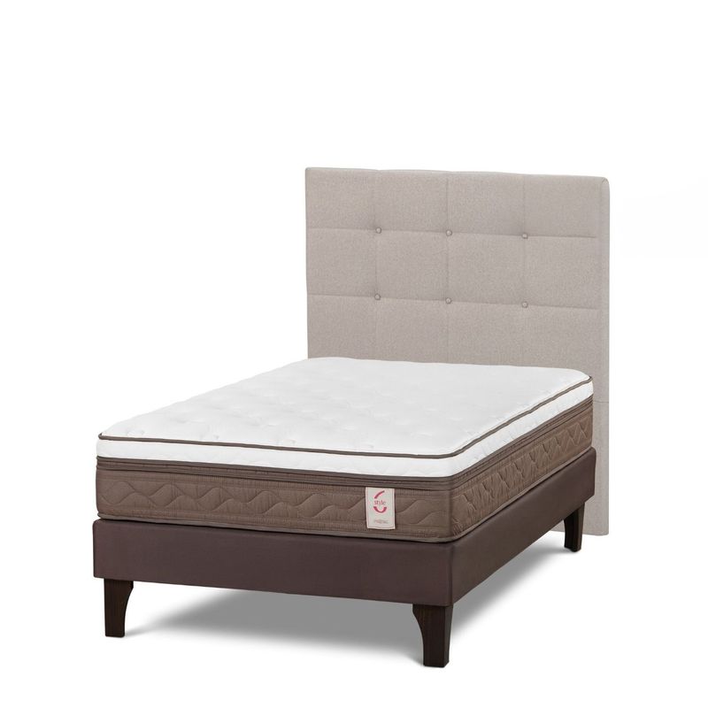 ROSEN - Dormitorio Europeo New Style 6 Issey Grafito 1.5 Plz