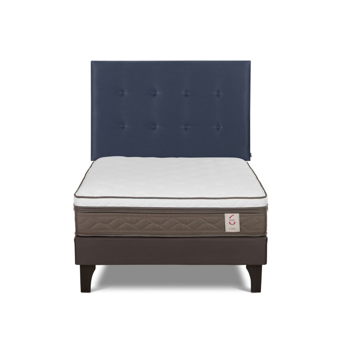 ROSEN - Dormitorio Europeo New Style 6 West Azul 1.5 Plz