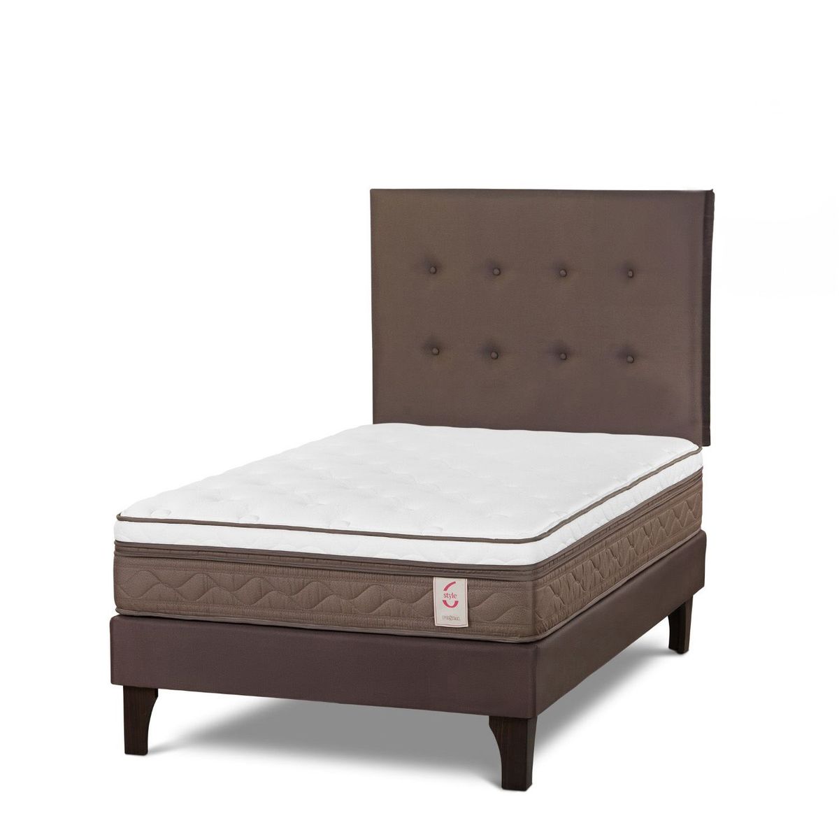 ROSEN - Dormitorio Europeo New Style 6 West Azul 1.5 Plz