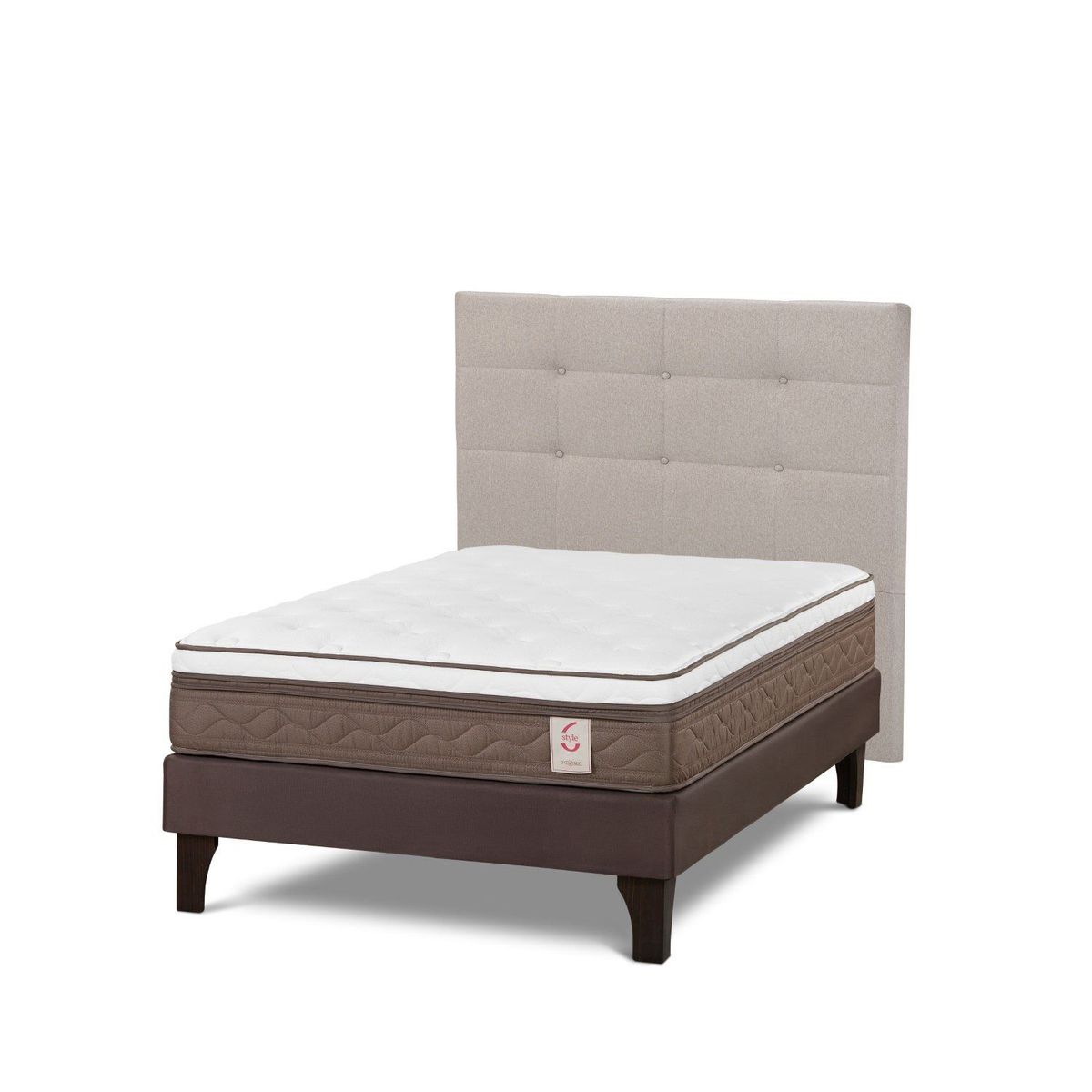 ROSEN - Dormitorio Europeo New Style 6 Issey Grafito 2 Plz