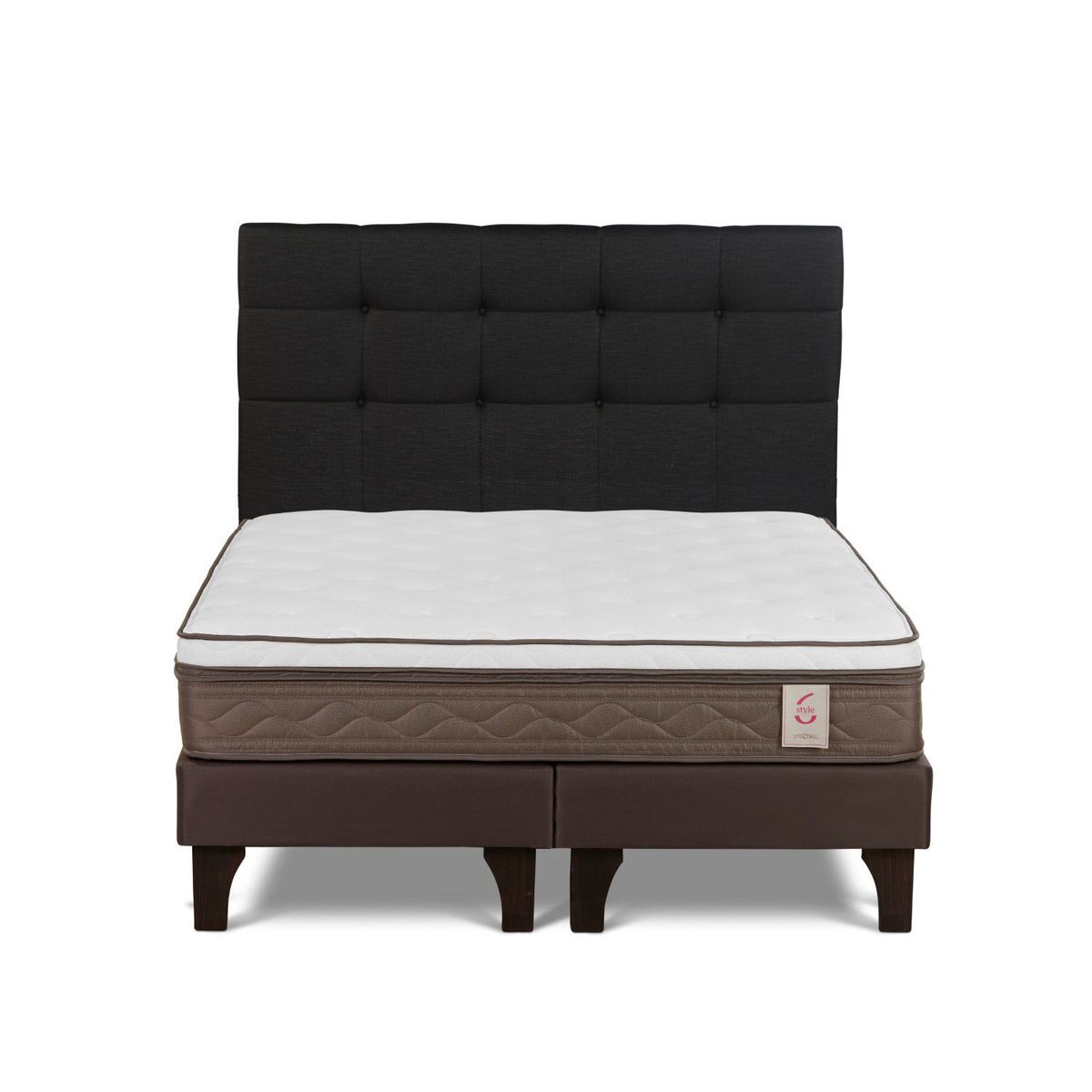 ROSEN - Dormitorio Europeo New Style 6 Issey Grafito Queen