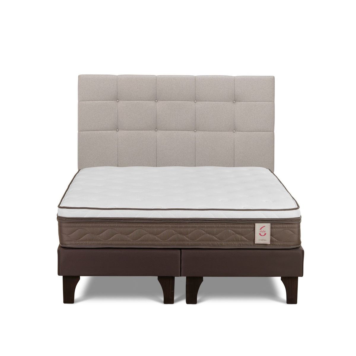 ROSEN - Dormitorio Europeo New Style 6 Issey Grafito Queen