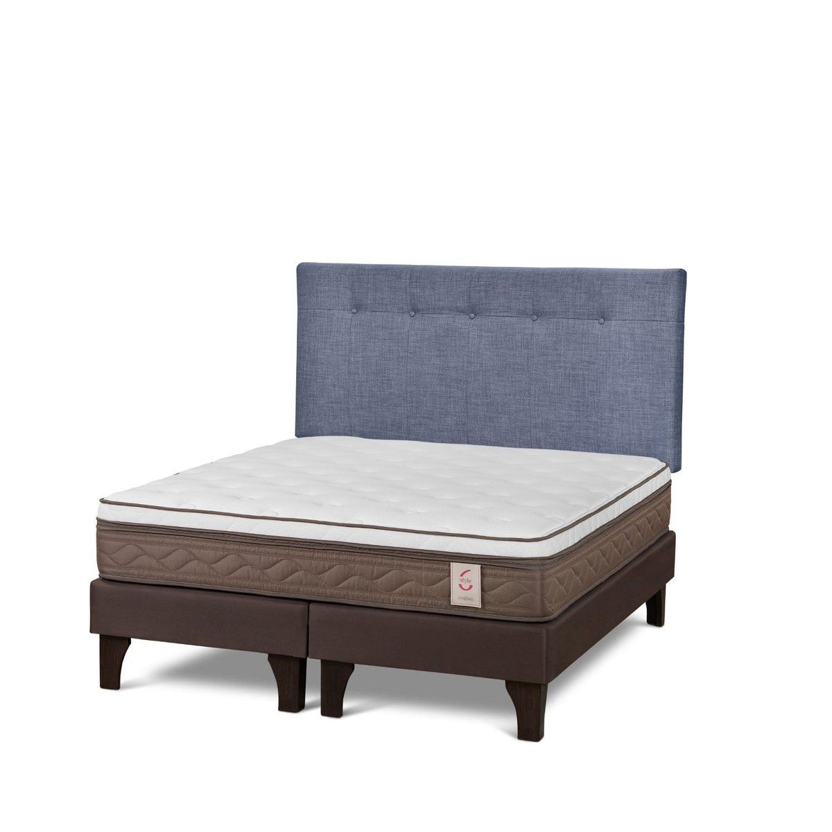 ROSEN - Dormitorio Europeo New Style 6 New Bennet Denim Queen
