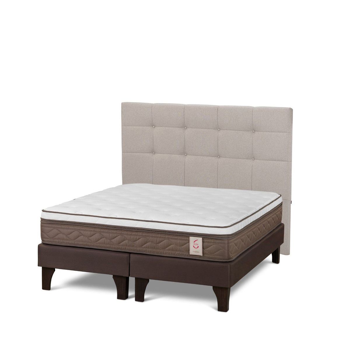ROSEN - Dormitorio Europeo New Style 6 Issey Grafito King