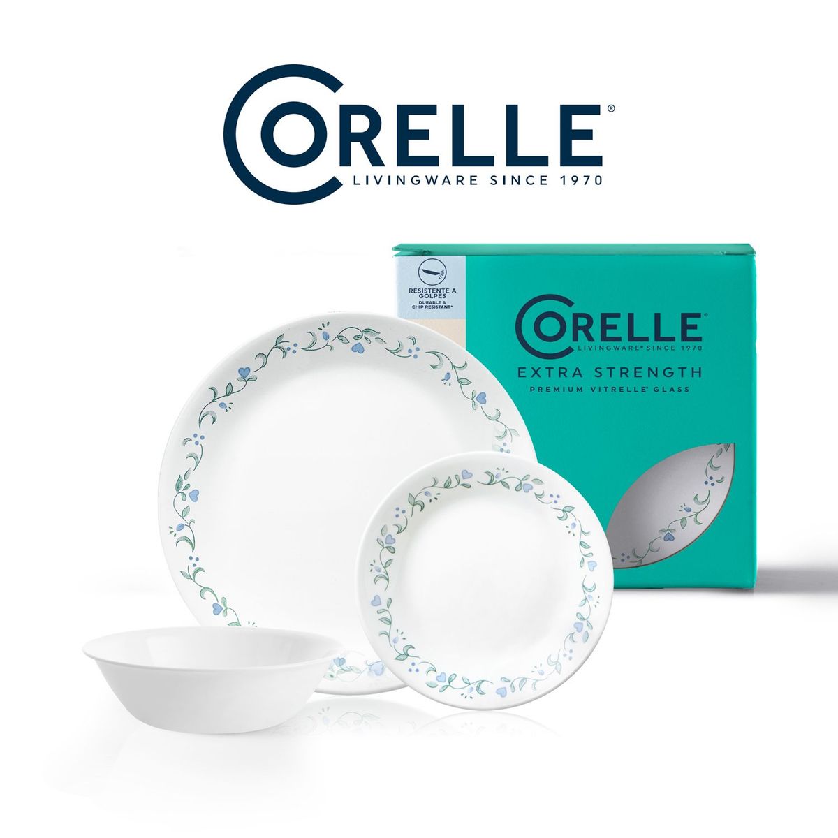 CORELLE - Set Vajilla 3 Piezas Country Cottage