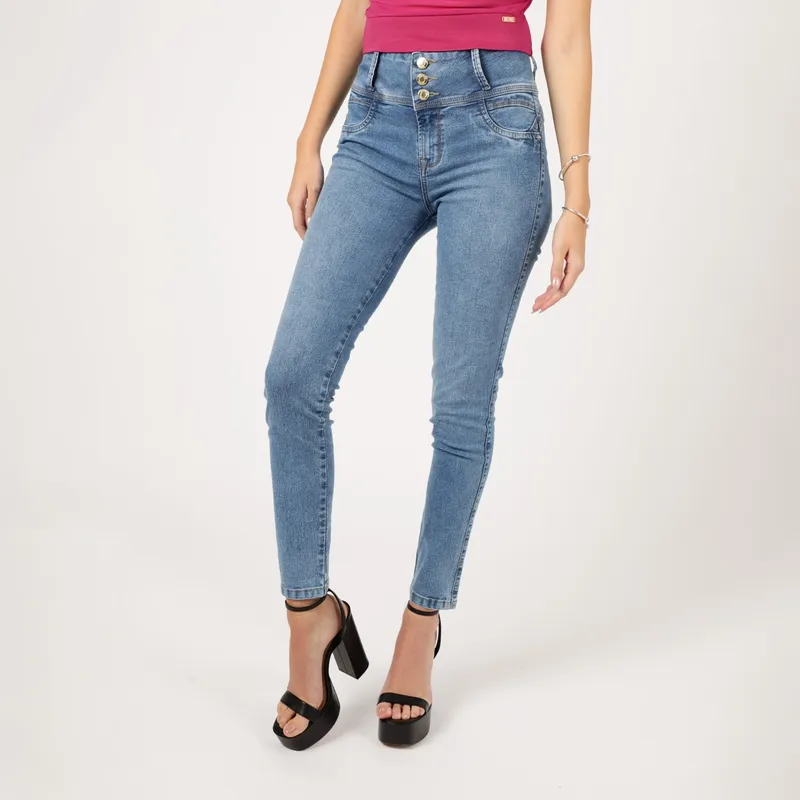 MOSSIMO - Jean Skinny Tiro Alto Mujer Mossimo