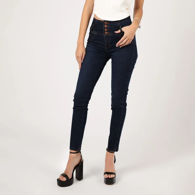 MOSSIMO - Jean Skinny Tiro Alto Mujer Mossimo