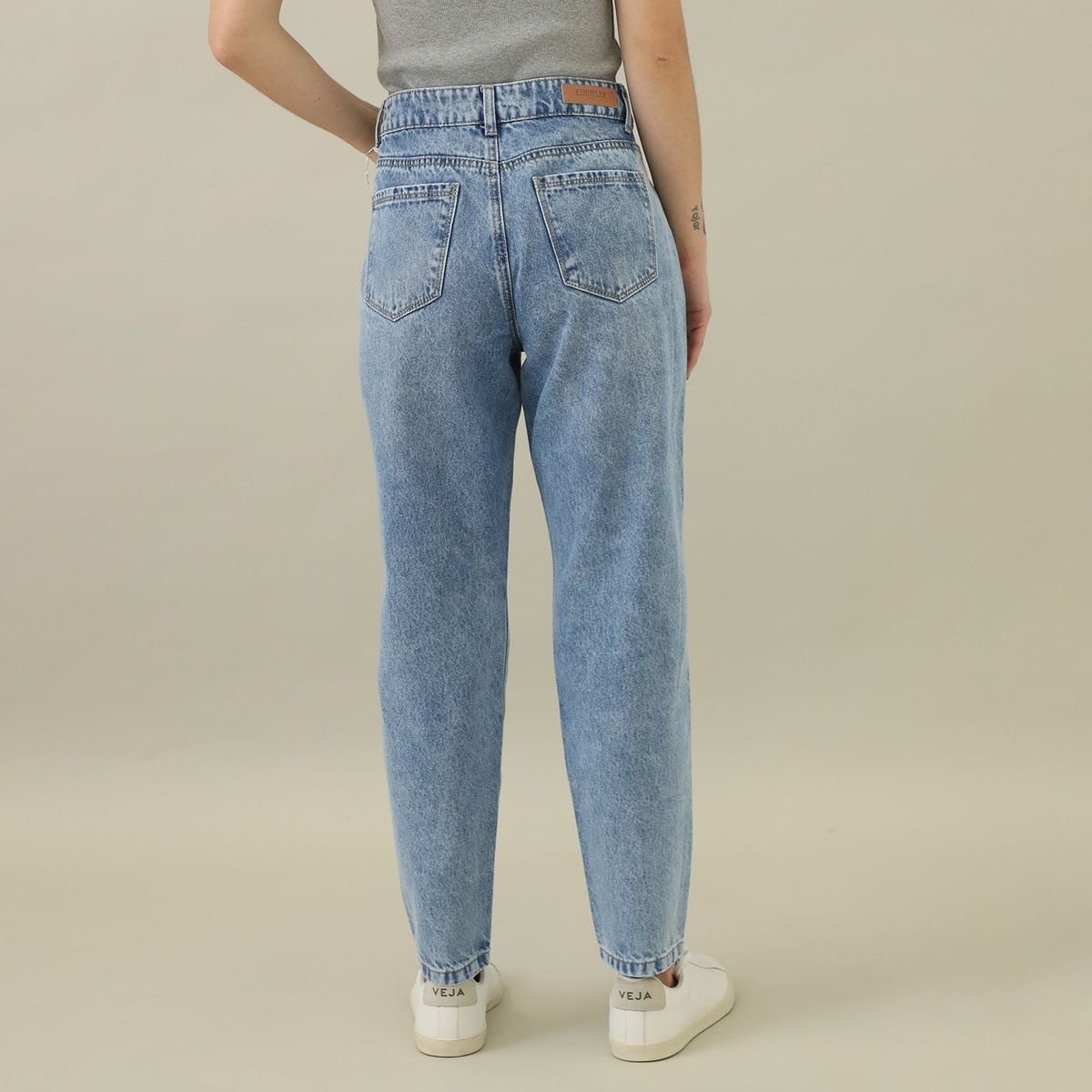 DENIMLAB - Jean Mom Tiro Alto Mujer Denimlab