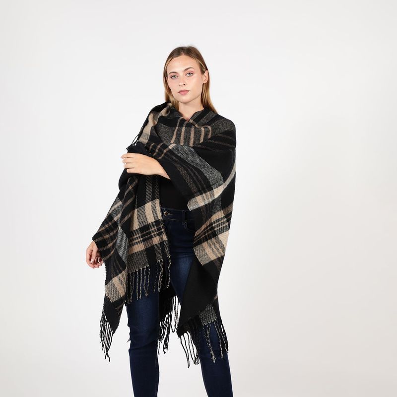 VERO MODA - Poncho Básico Mujer Vero Moda