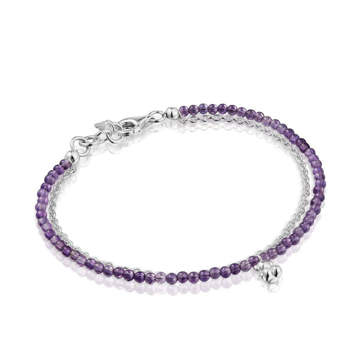 TOUS - Pulsera de plata y amatista Bold Bear