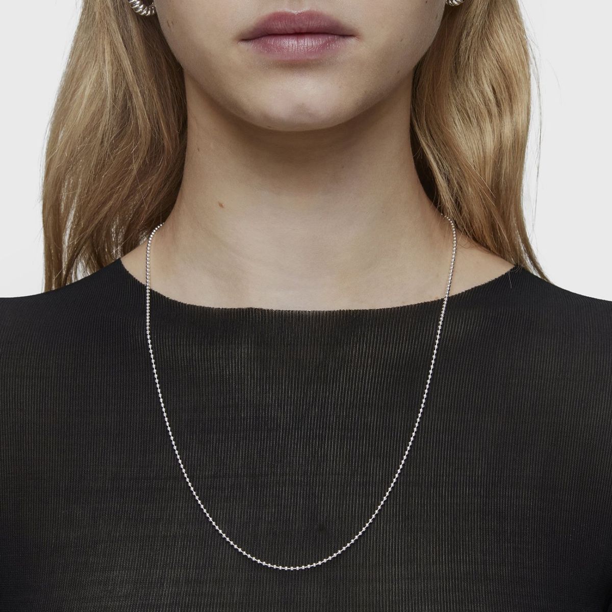 TOUS - Gargantilla de plata con bolas, 60 cm Chain