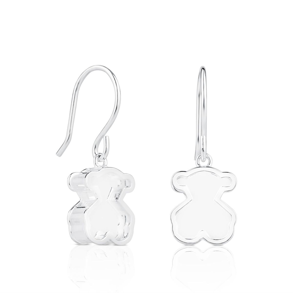 TOUS - Pendientes Plata Metacrilato