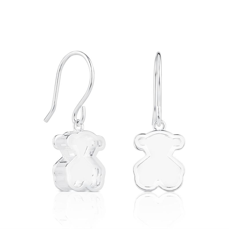 TOUS - Pendientes Plata Metacrilato