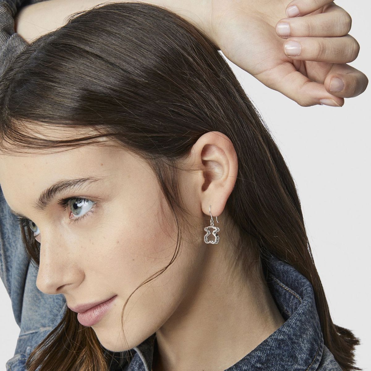 TOUS - Pendientes Plata Metacrilato