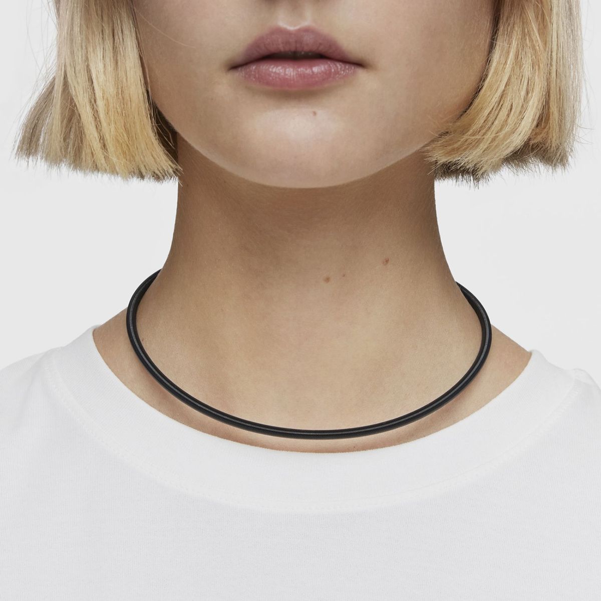 TOUS - Collar Acero Mesh Negra