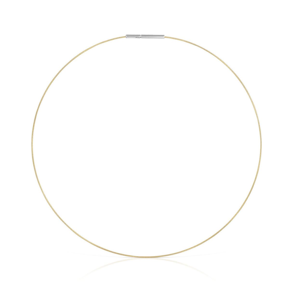 TOUS - Gargantilla Oro /Acero Tubo