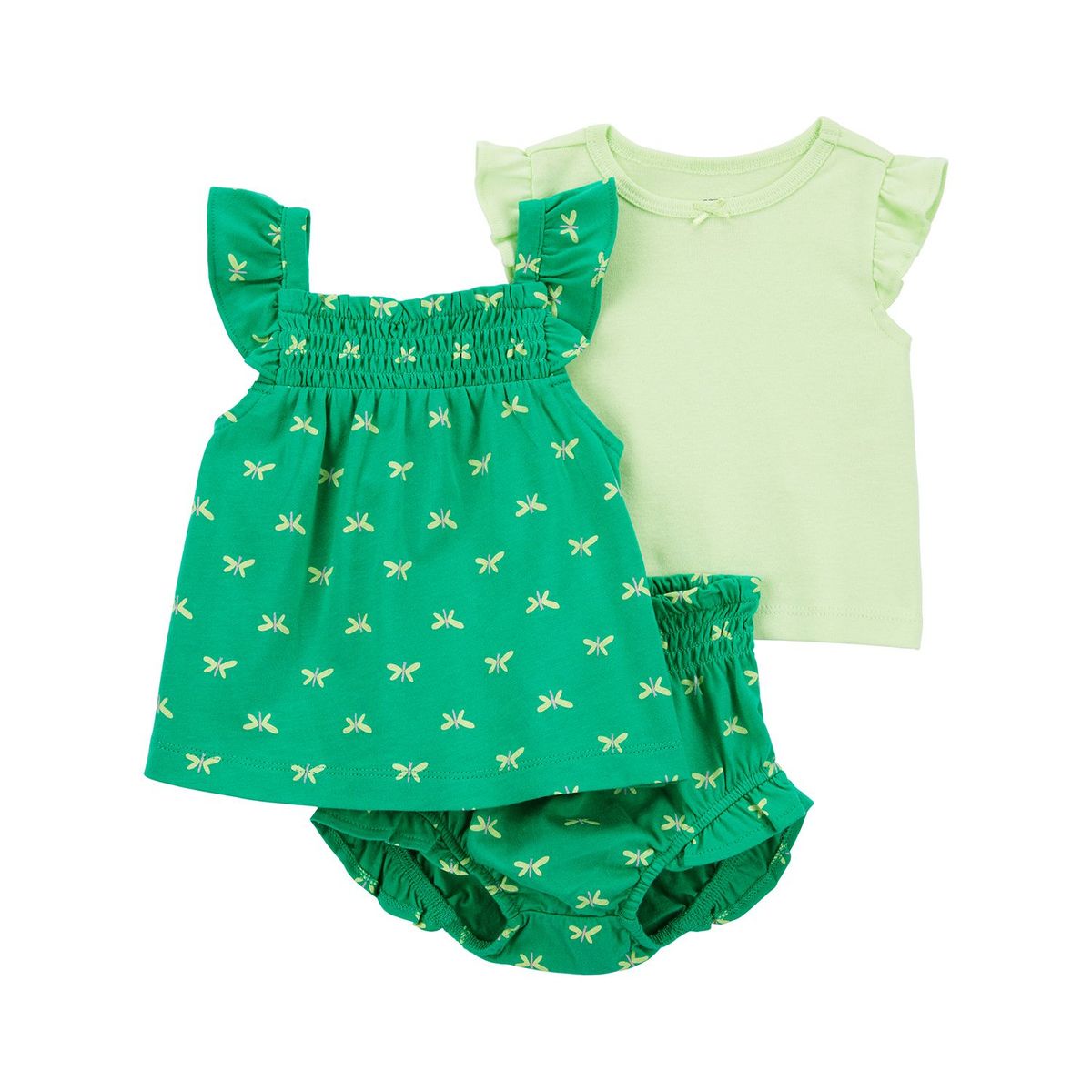 CARTER'S - Conjunto 3 Piezas Bebé Niña Algodón Carters