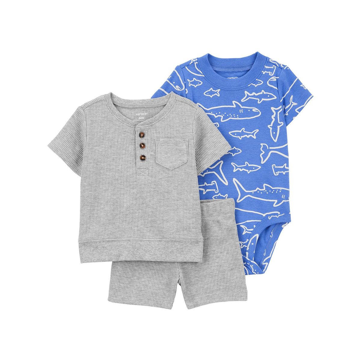 CARTER'S - Conjunto 3 Piezas Bebé Niño Algodón Carters