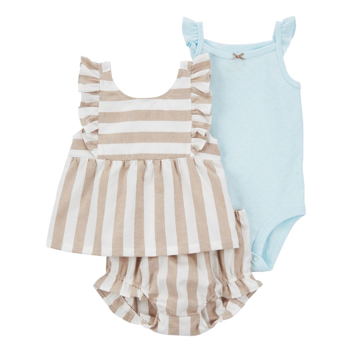 CARTER'S - Conjunto 3 Piezas Bebé Niña Algodón Carters