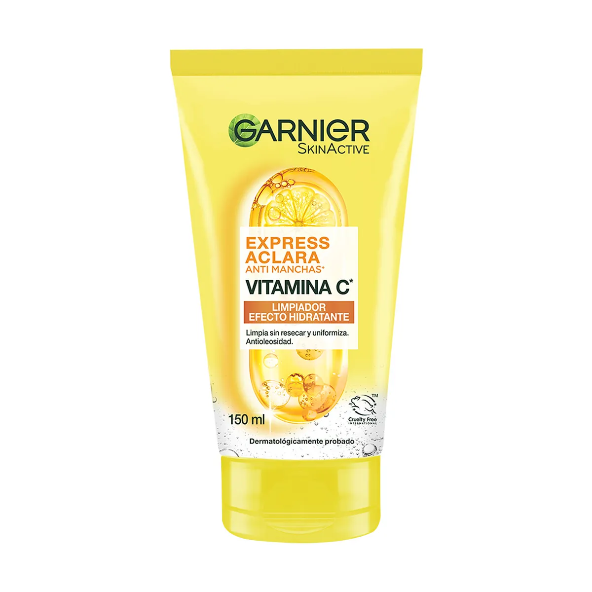 GARNIER - Gel Limpiador Facial Hidratante Express Aclara Anti Manchas 150 ml