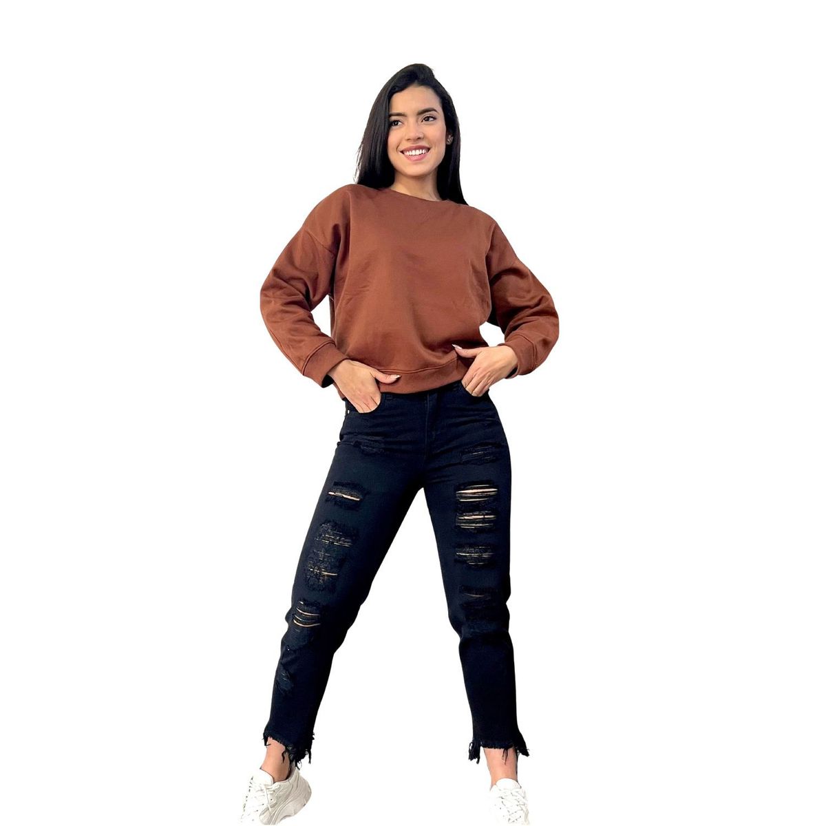 JAROLA - Jean Mom Tiro Alto Mujer Jarola