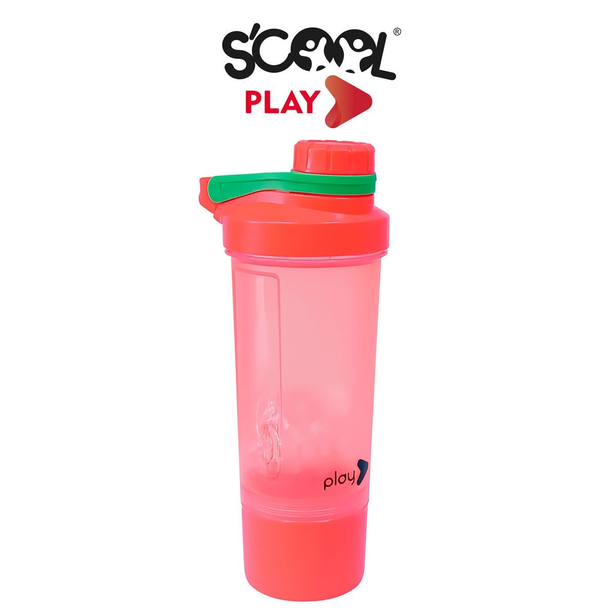 SCOOL - Vaso Shaker 500ml Naranja Neon Scool
