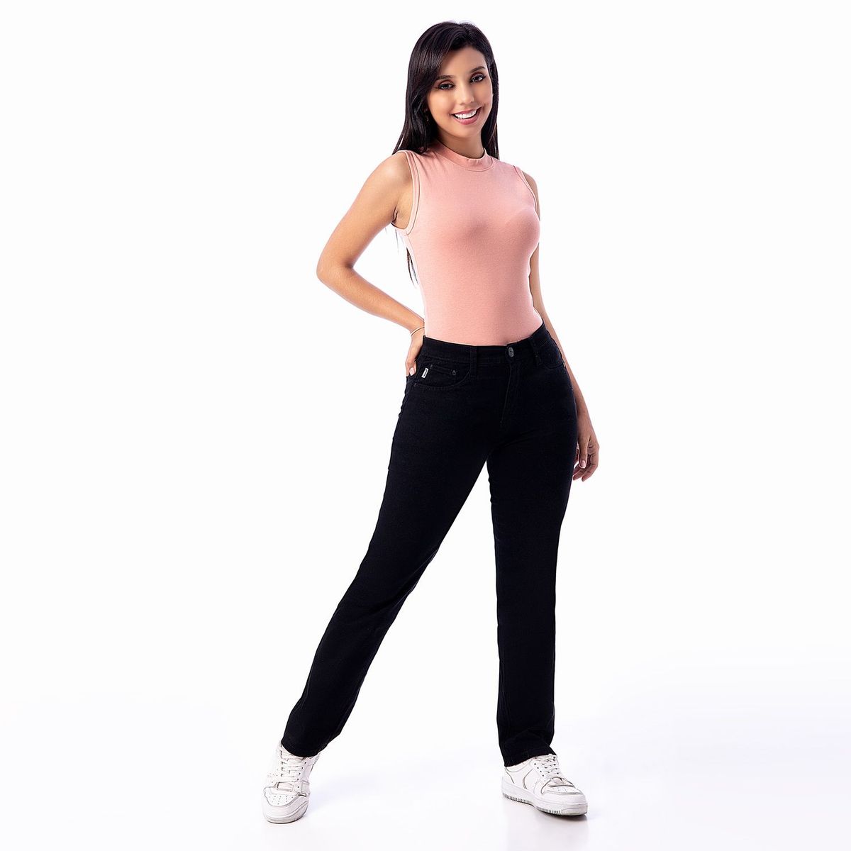 PIONIER - Pantalon Recto Algodón Mujer Pionier