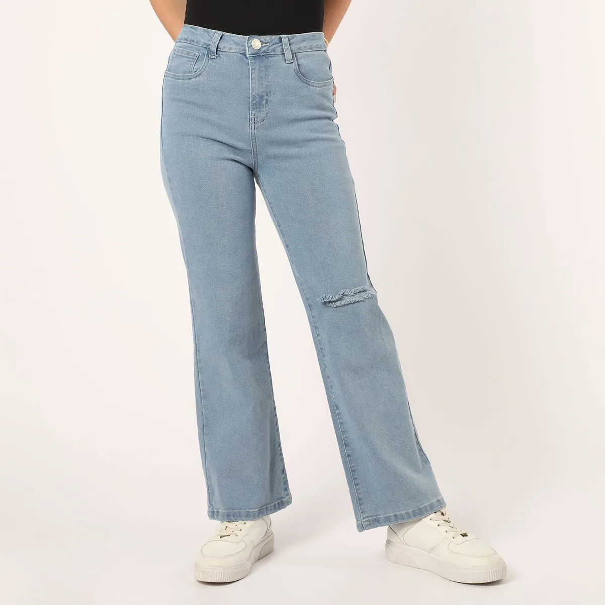 SYBILLA - Jean Wide Leg Tiro Alto Mujer Sybilla